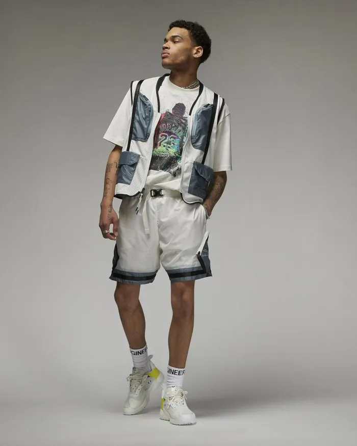 Men Nike Shorts Jordan 23 Engineered Phantomaviator Grey