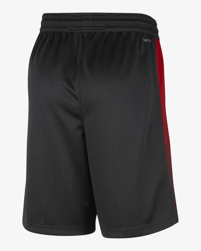 Men Nike Shorts Miami Heat 202324 City Edition Blackuniversity Red