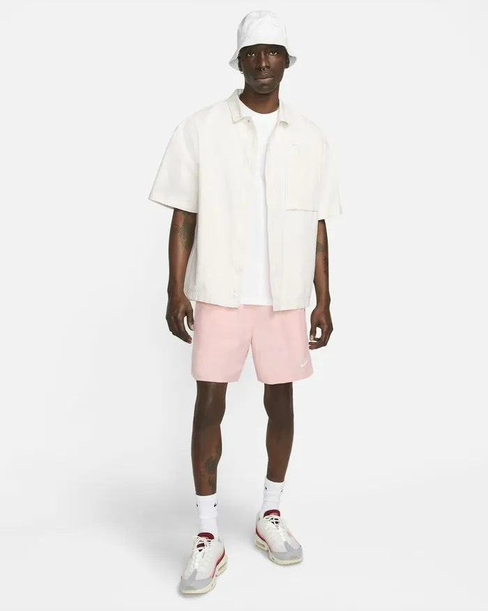 Men Nike Shorts Sportswear Sport Essentials Pink Bloomwhite