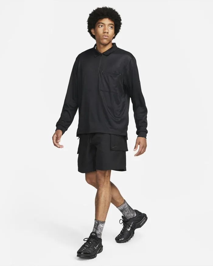Men Nike Shorts Sportswear Tech Pack Blackblackblack