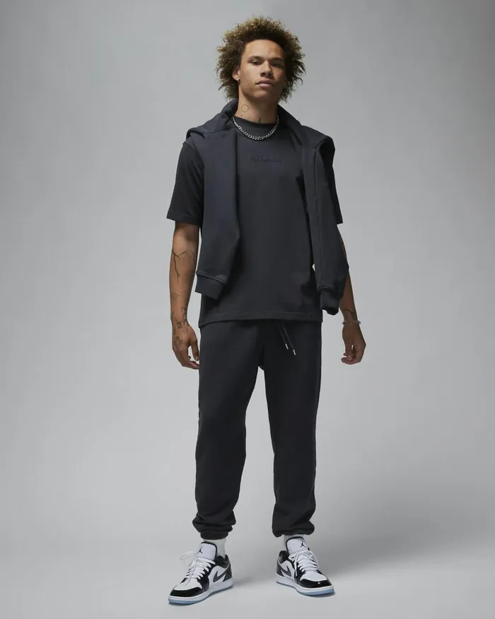Men Nike Tops And TShirts Air Jordan Wordmark Offnoir