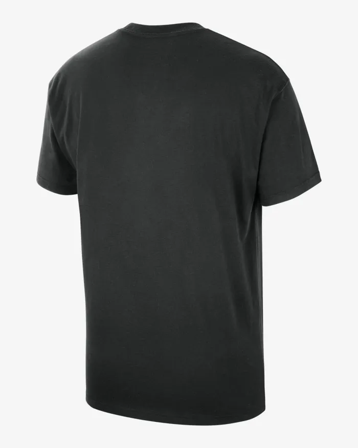 Men Nike Tops And TShirts Chicago Bulls Courtside Black