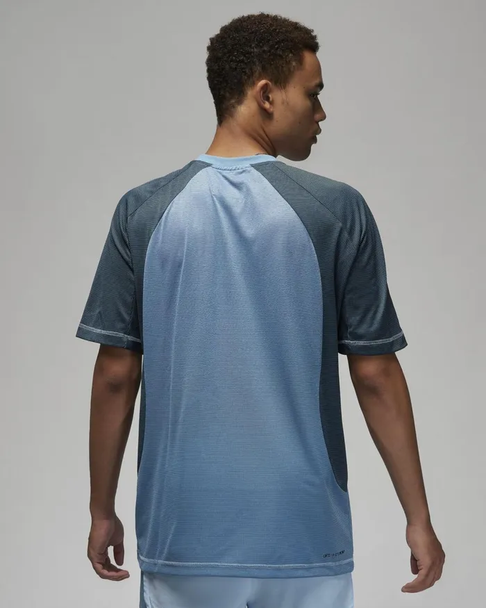 Men Nike Tops And TShirts Jordan DriFIT ADV Sport Royal Tintwork Blueblack