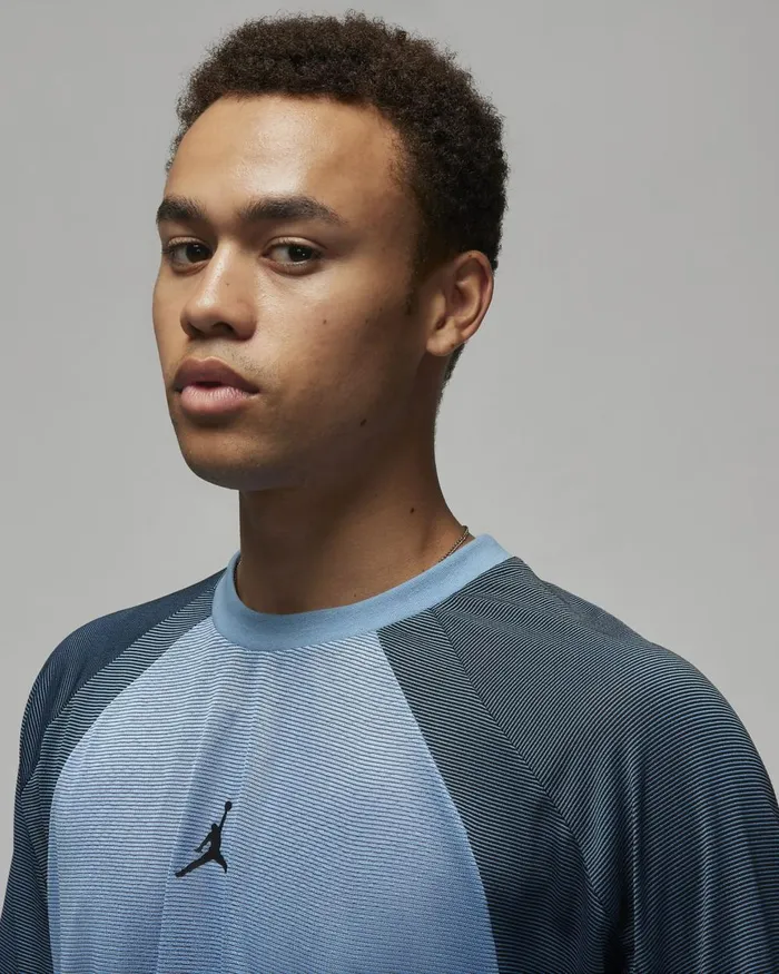 Men Nike Tops And TShirts Jordan DriFIT ADV Sport Royal Tintwork Blueblack