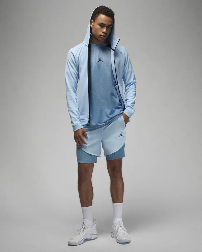 Men Nike Tops And TShirts Jordan DriFIT ADV Sport Royal Tintwork Blueblack