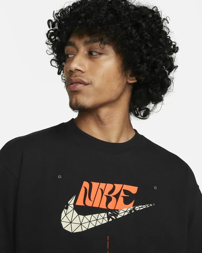 Men Nike Tops And TShirts Sportswear Black
