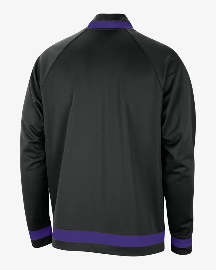 Men Nike Tracksuits Los Angeles Lakers Starting 5 Courtside Blackfield Purple