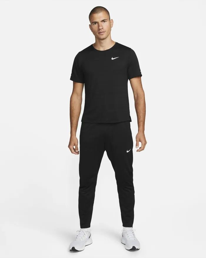 Men Nike Trousers And Tights Phenom Black