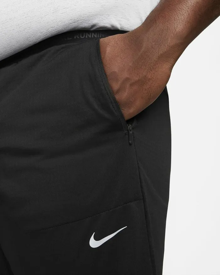 Men Nike Trousers And Tights Phenom Black