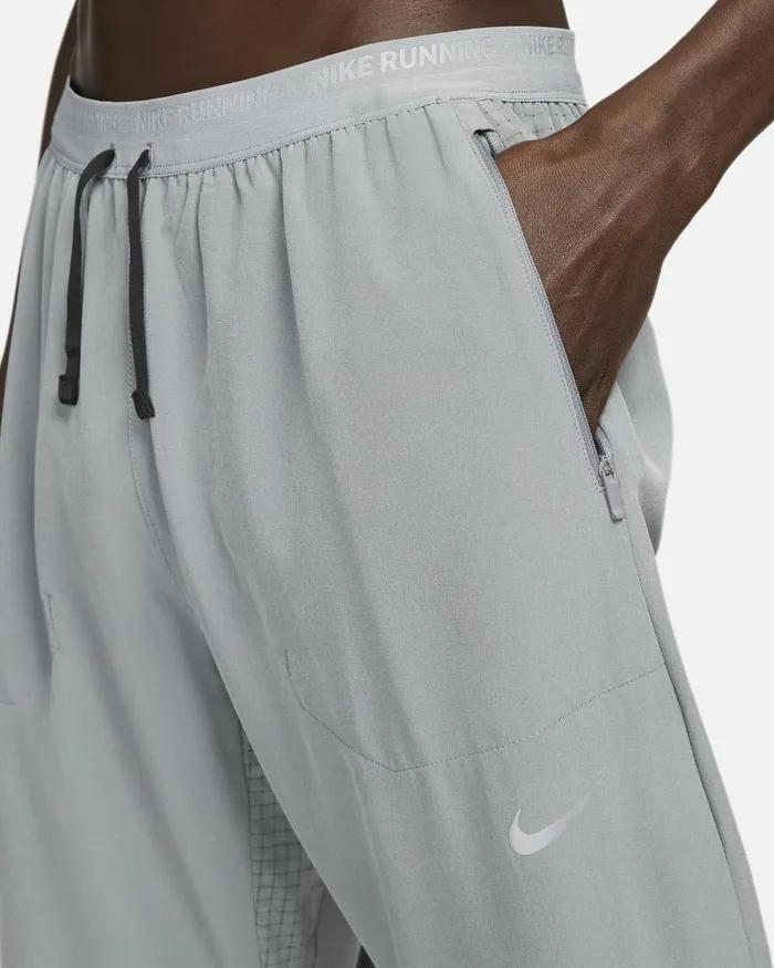 Men Nike Trousers And Tights Phenom Smoke Grey