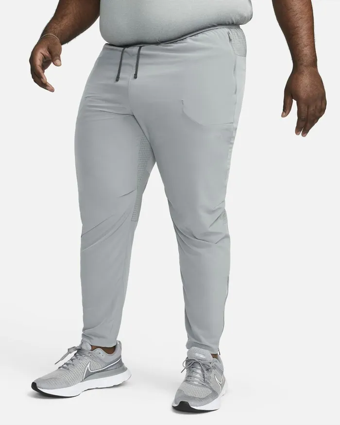Men Nike Trousers And Tights Phenom Smoke Grey