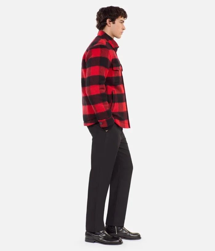 Men Overshirtstyle Checked Jacket THE KOOPLES Coats and Jackets