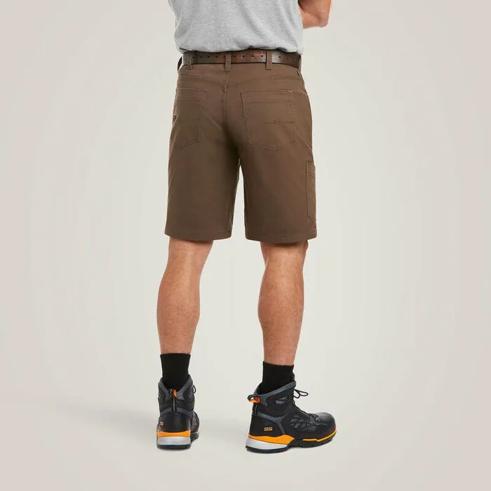 Men Pants and Shorts Ariat Rebar DuraStretch Made Tough 10quot Short Wren