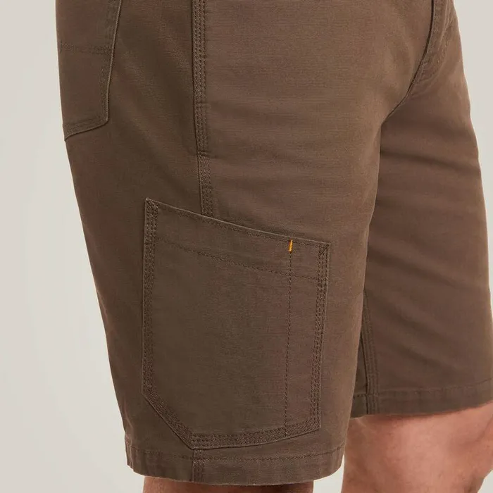 Men Pants and Shorts Ariat Rebar DuraStretch Made Tough 10quot Short Wren