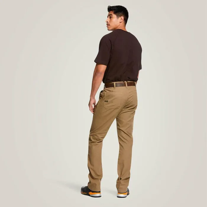 Men Pants and Shorts Ariat Rebar M4 Low Rise DuraStretch Made Tough Double Front Stackable Straight Leg Pant Field Khaki Men Pants and Shorts Ariat Rebar M4 Low Rise DuraStretch Made Tough Double Front Stackable Straight Leg Pant Field Khaki