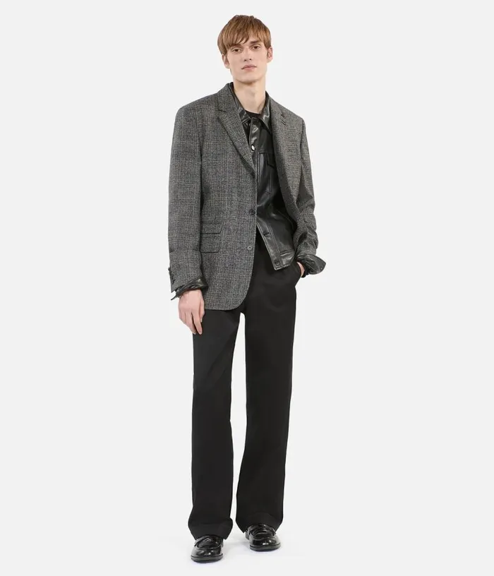 Men Prince Of Wales Wool Blazer THE KOOPLES Blazers and Suits