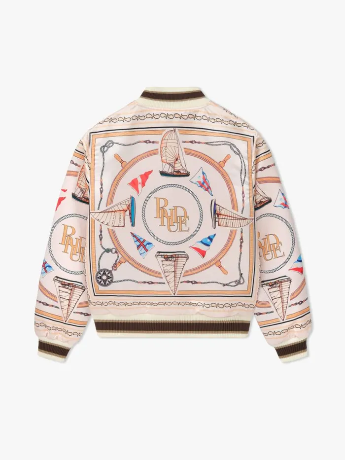 Men Rhude Outerwear NAUTICAL SATIN BOMBER Multi