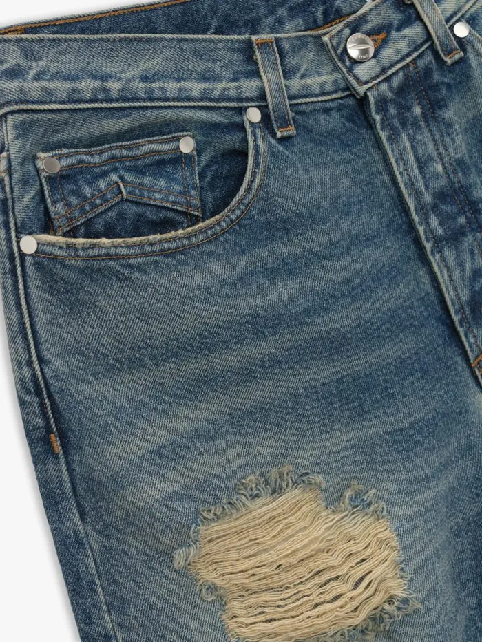 Men Rhude Pants BEACH BUM DENIM Dark Indigo