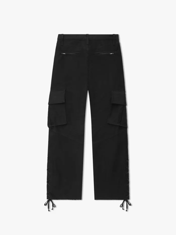 Men Rhude Pants CORDA SKI CARGO Black