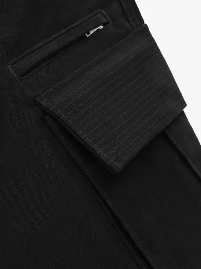 Men Rhude Pants CORDA SKI CARGO Black