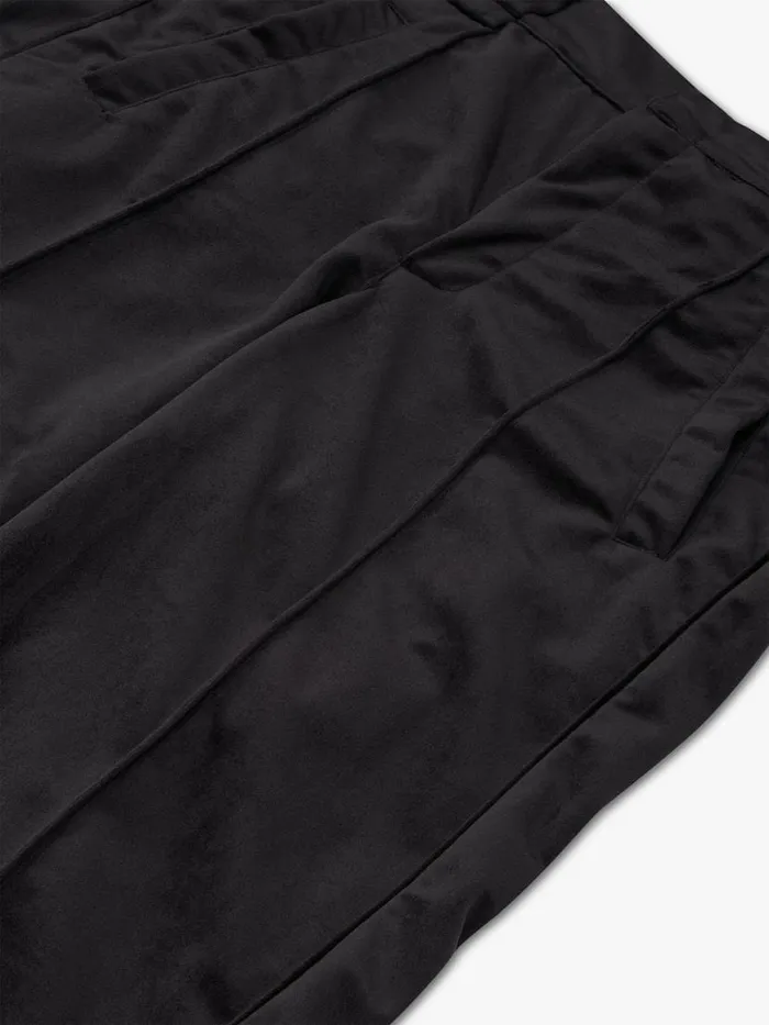 Men Rhude Pants VELVET TRACK PANT Black