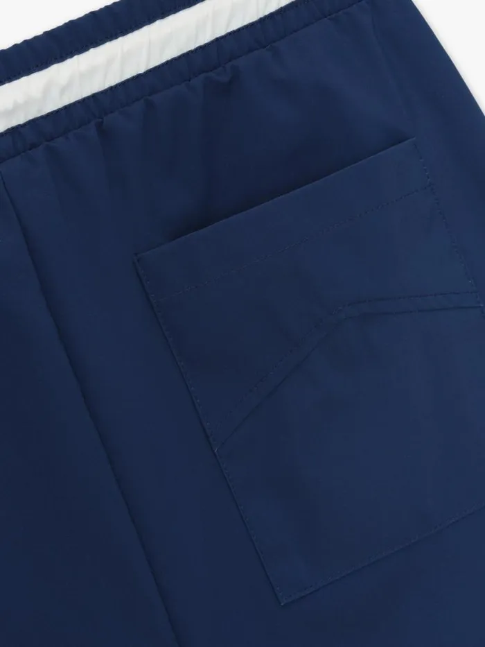 Men Rhude Shorts BASKETBALL SWIM TRUNKS Blueblackwhite