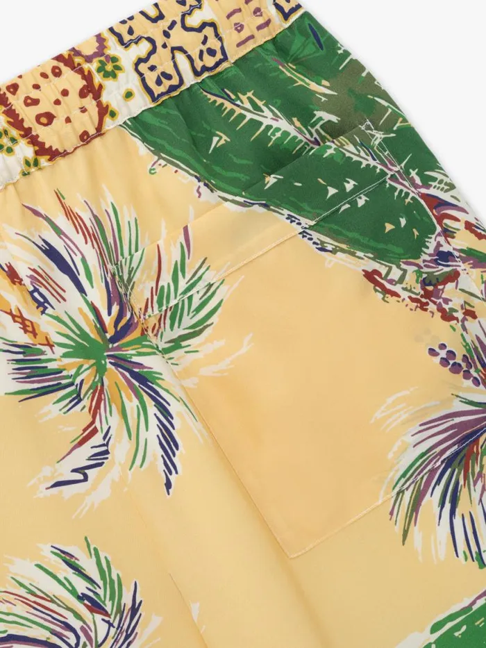Men Rhude Shorts PALMINA SILK SHORT Multi