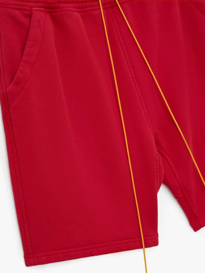 Men Rhude Shorts SWEAT SHORTS Vtg Red