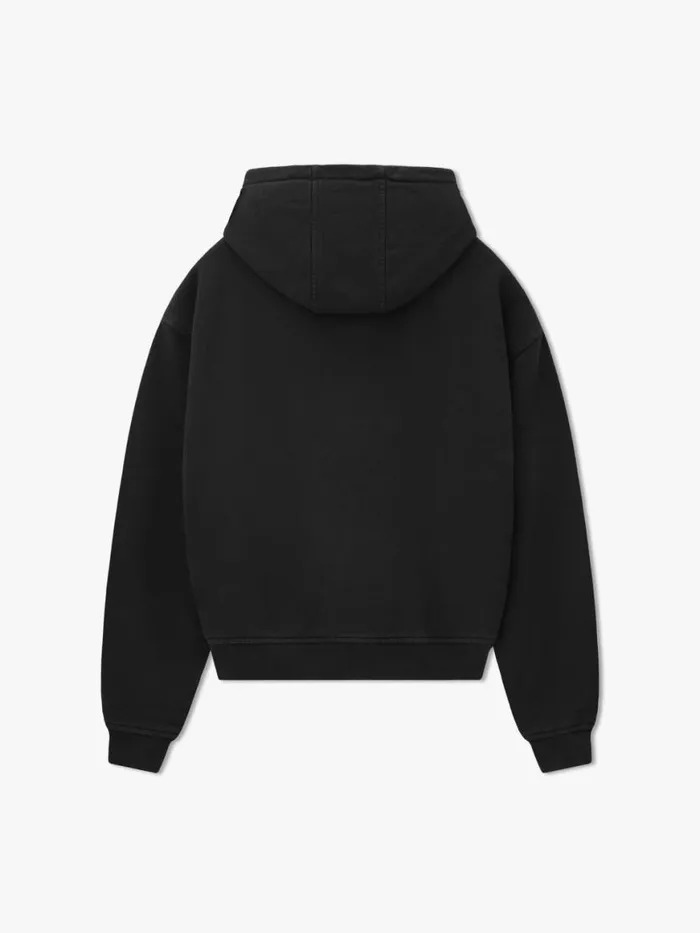 Men Rhude Sweatshirts STTROPEZ YACHT CREST HOODIE Vtg Black