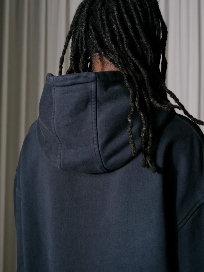 Men Rhude Sweatshirts STTROPEZ YACHT CREST HOODIE Vtg Black