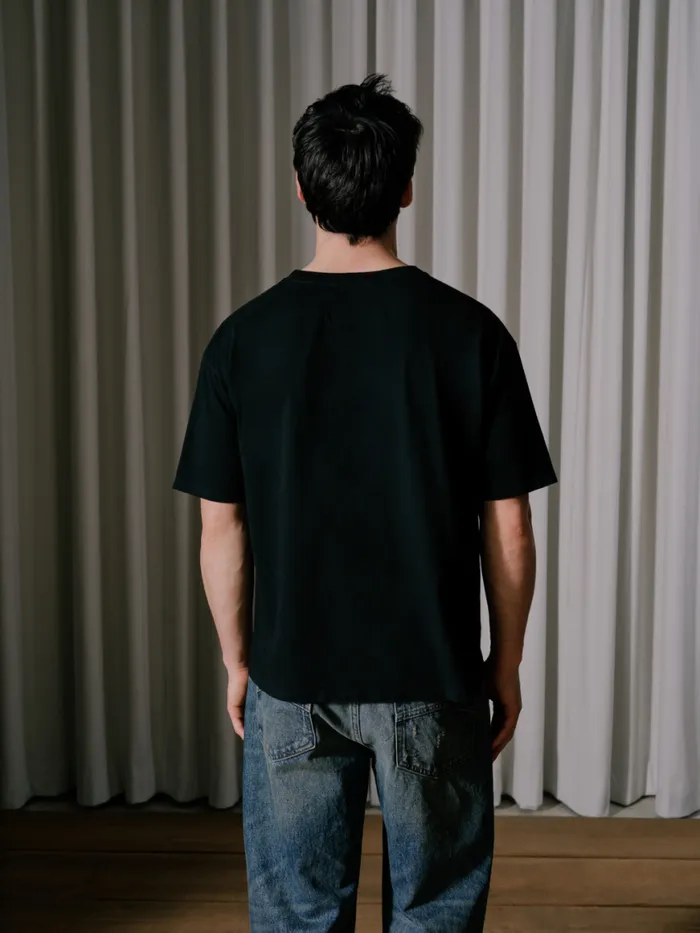 Men Rhude Tees SAINT MALO TEE Vtg Black