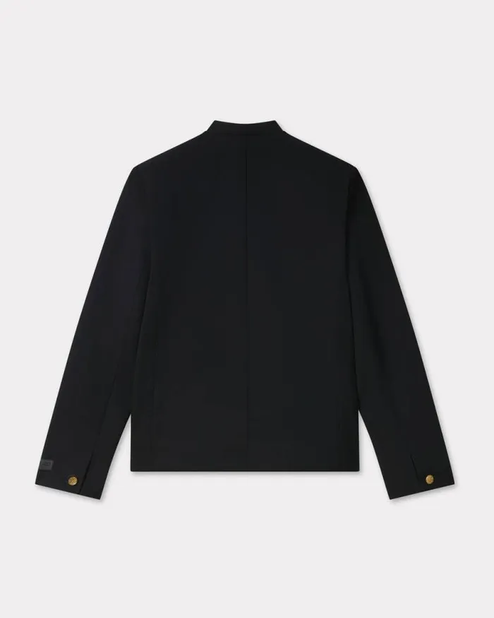 Men School Boy Tailored Jacket Black Kenzo Tailoring