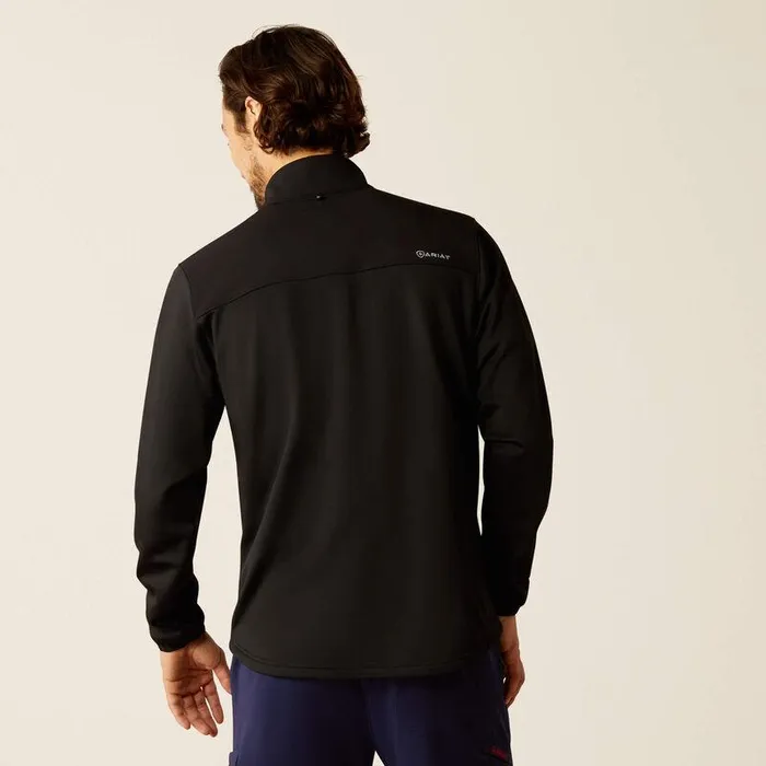 Men Scrubs Ariat Galen Fleece Scrub Jacket Black Men Scrubs Ariat Galen Fleece Scrub Jacket Black