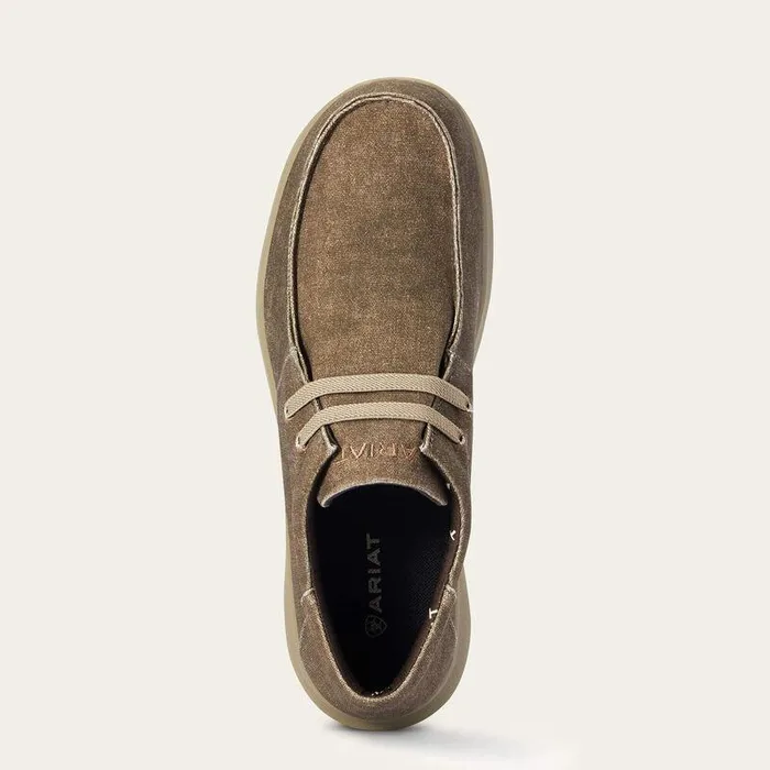 Men Shoes and Sneakers Ariat Hilo Brown Canvas Men Shoes and Sneakers Ariat Hilo Brown Canvas
