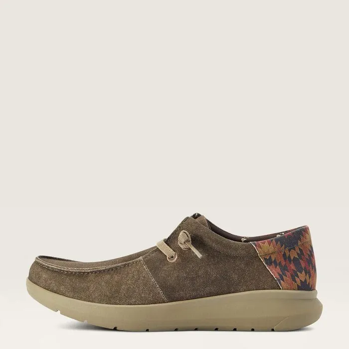 Men Shoes and Sneakers Ariat Hilo Dark Tanand Rust Southwest Print