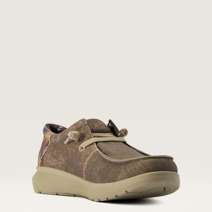 Men Shoes and Sneakers Ariat Hilo Dark Tanand Rust Southwest Print