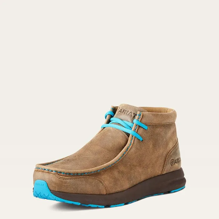 Men Shoes and Sneakers Ariat Spitfire Brown Bomberandblue Laces