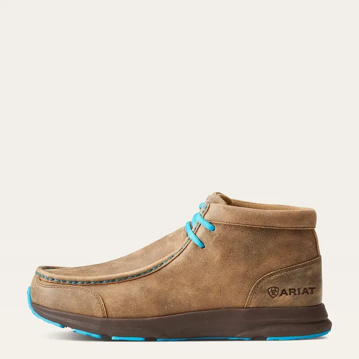 Men Shoes and Sneakers Ariat Spitfire Brown Bomberandblue Laces