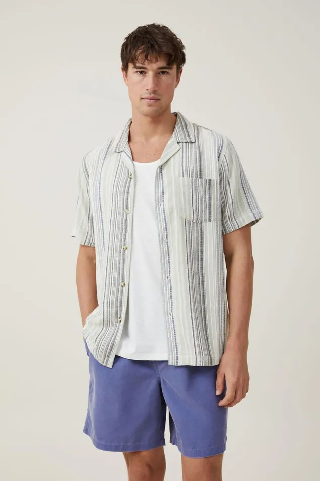Men Shorts Cotton On Kahuna Short Worker Blue