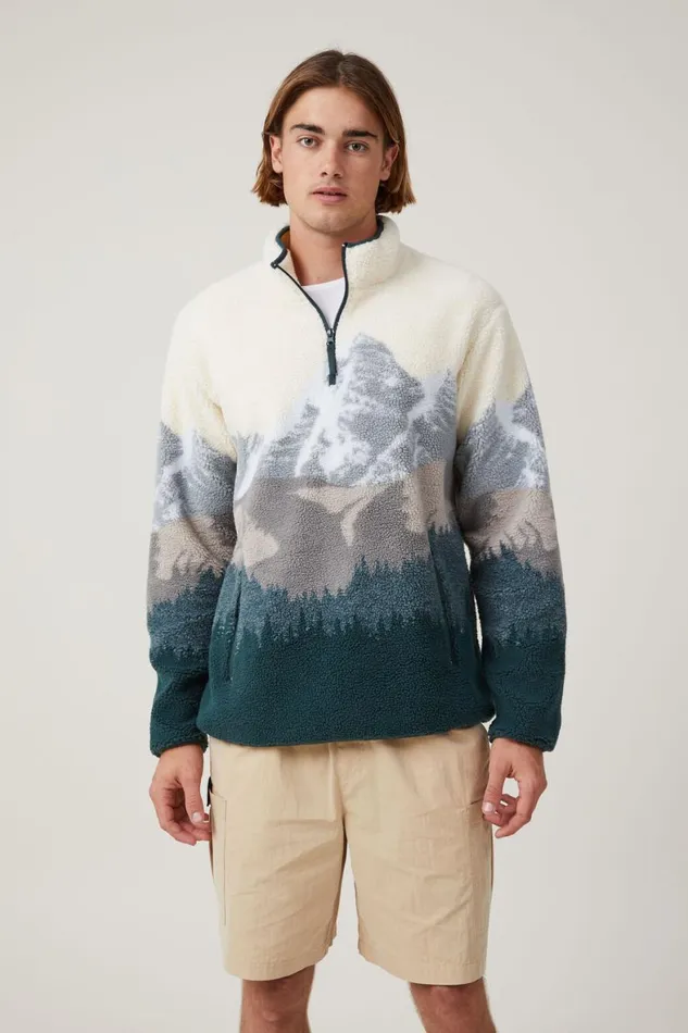 Men Shorts Cotton On Parachute Field Short Stone