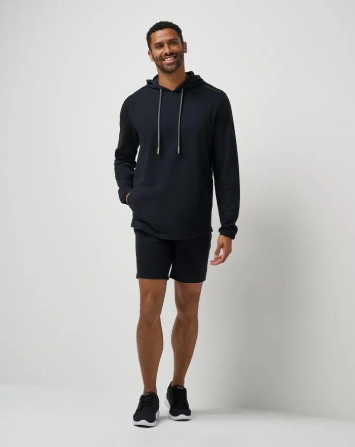 Men Shorts TravisMathew SIDESLIP SHORT 8IN Black Men Shorts TravisMathew SIDESLIP SHORT 8IN Black