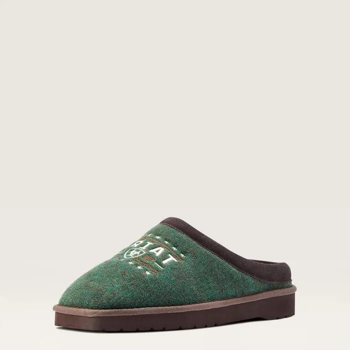 Men Slippers Ariat Ariat 93 Liberty Square Toe Slipper Forest Green