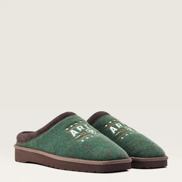 Men Slippers Ariat Ariat 93 Liberty Square Toe Slipper Forest Green