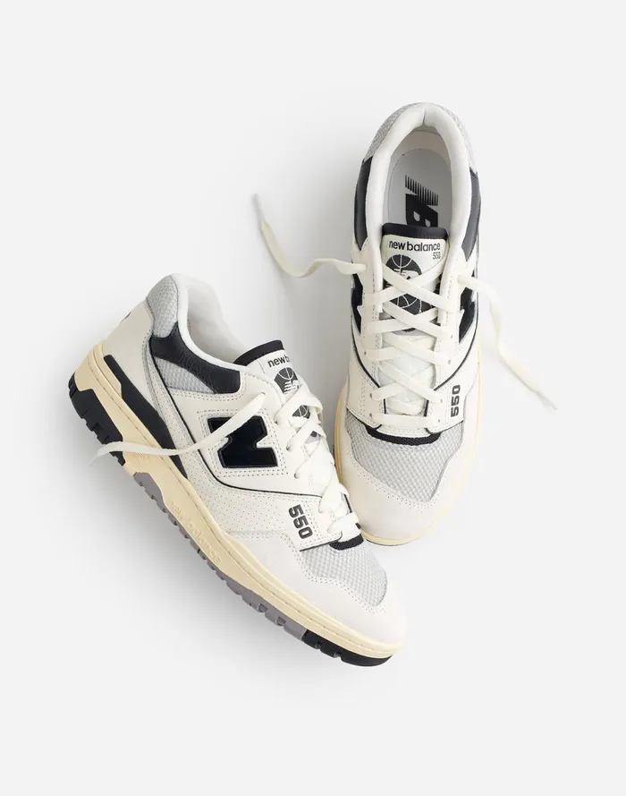 Men Sneakers Madewell New Balance 550 Sneakers Sea Salt Black