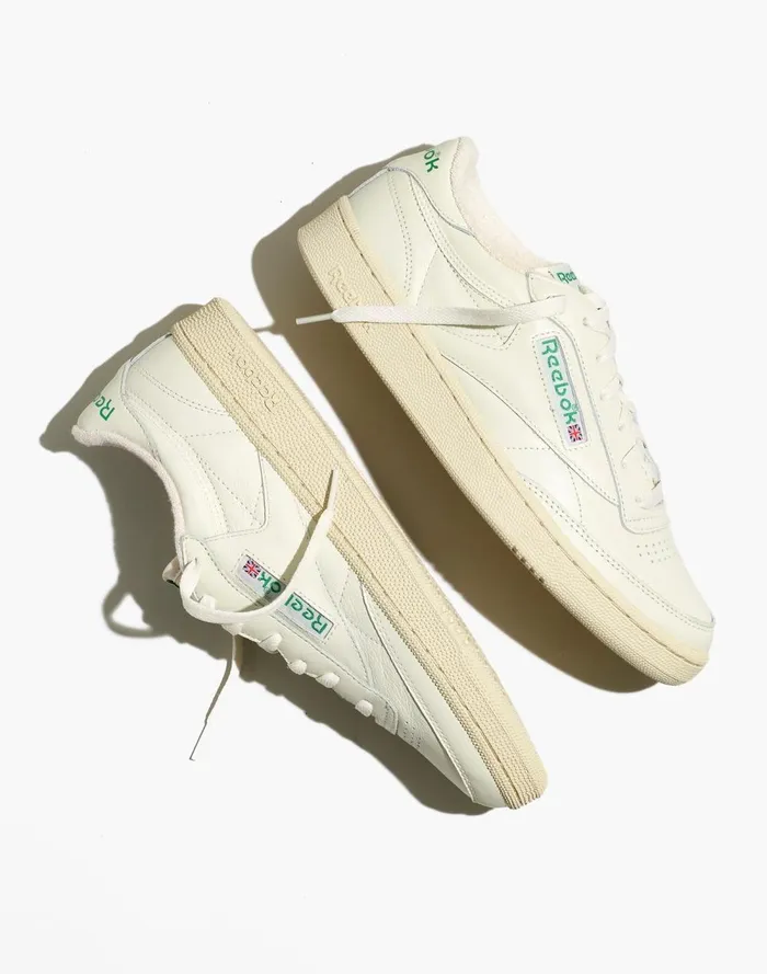 Men Sneakers Madewell Reebok Club C 85 Vintage Sneakers Chalkpaperwhiteglen