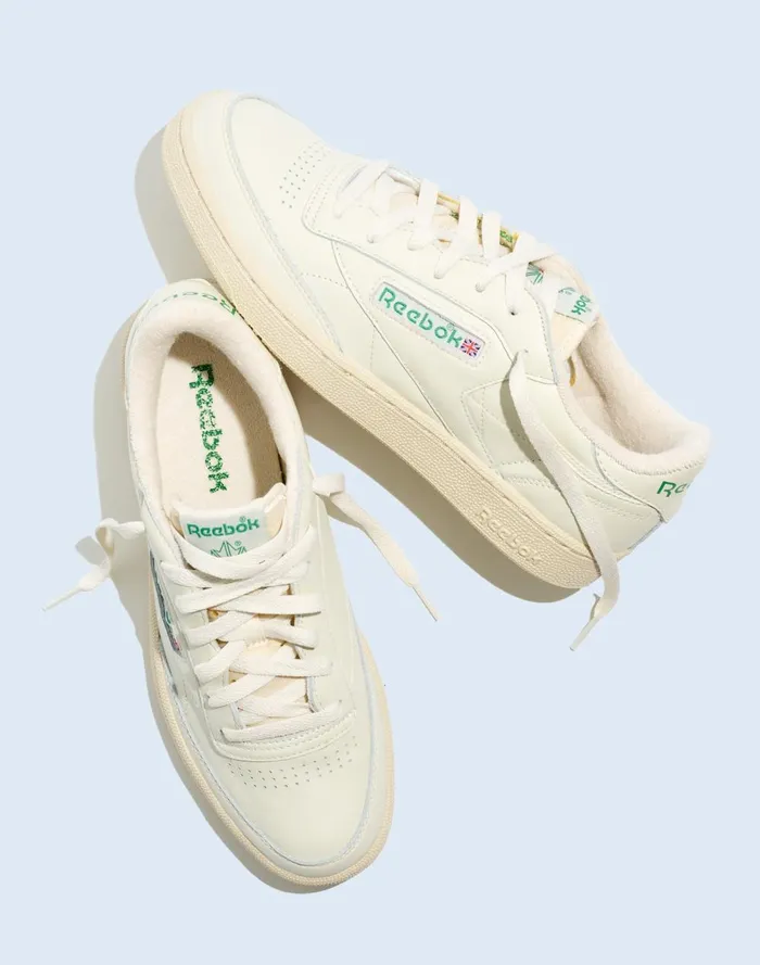 Men Sneakers Madewell Reebok Club C 85 Vintage Sneakers Chalkpaperwhiteglen