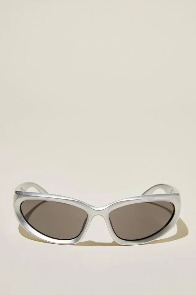 Men Sunglasses Cotton On The Millenium Silversmoke