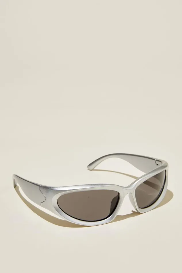 Men Sunglasses Cotton On The Millenium Silversmoke