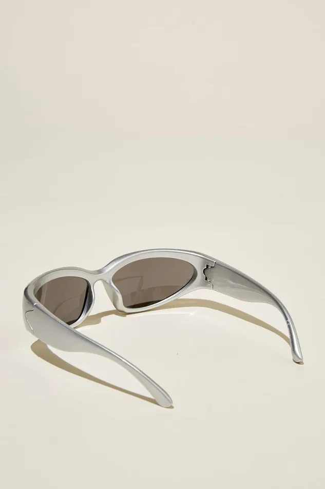 Men Sunglasses Cotton On The Millenium Silversmoke