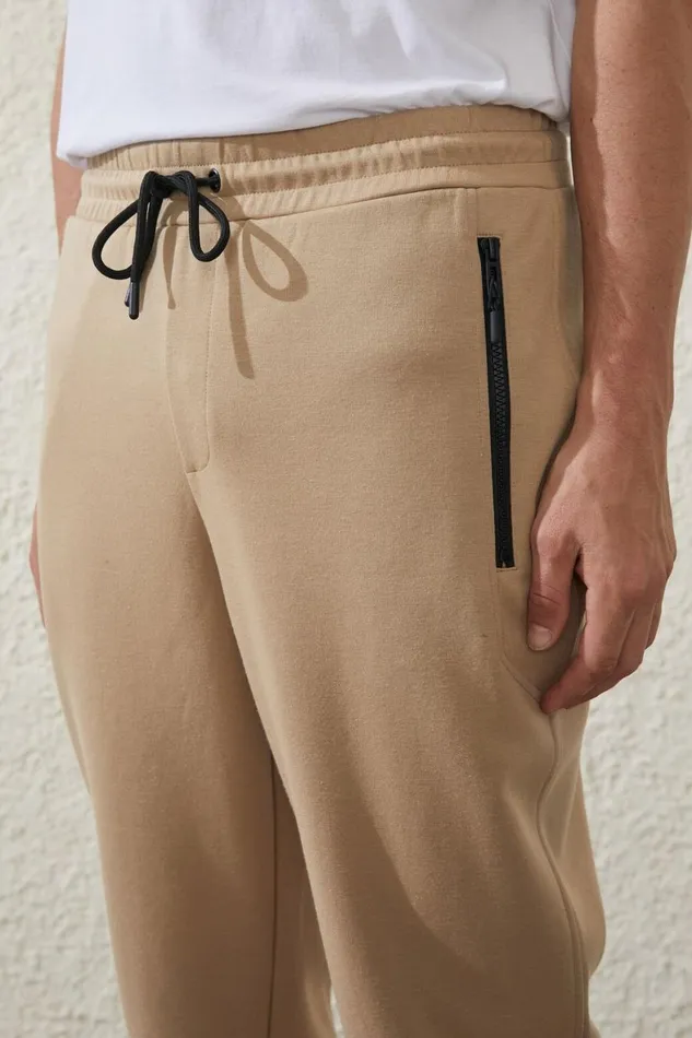 Men Sweats and Hoodies Cotton On Active Track Pant Gravel